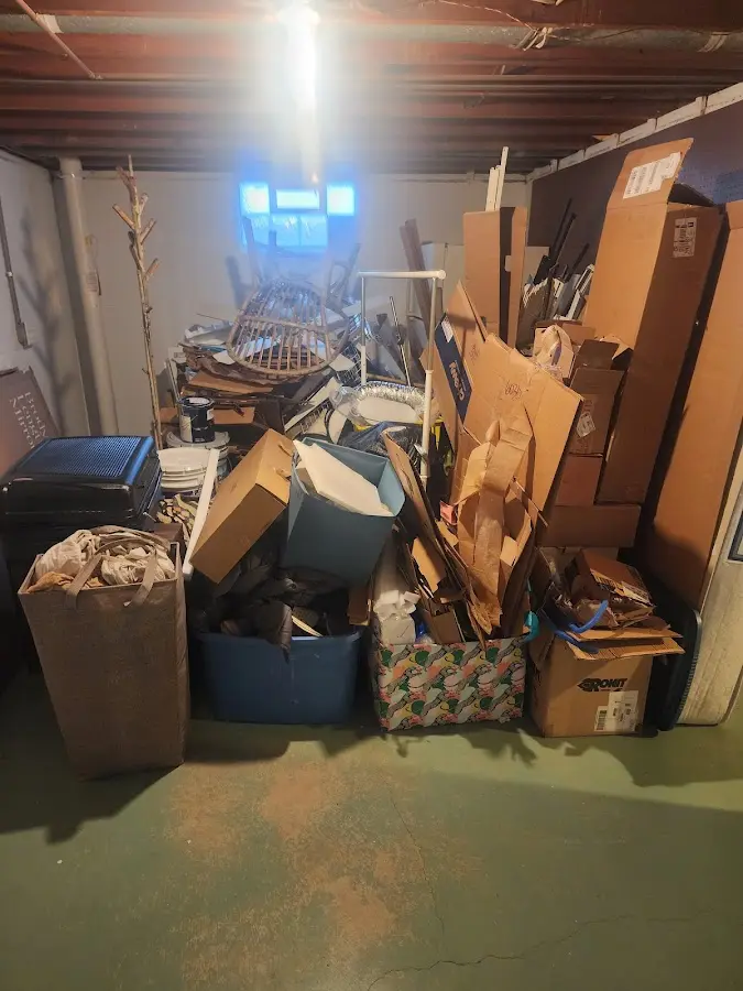 Roll-off dumpster container at job site for Concrete Dumpster Rental in West Hollywood